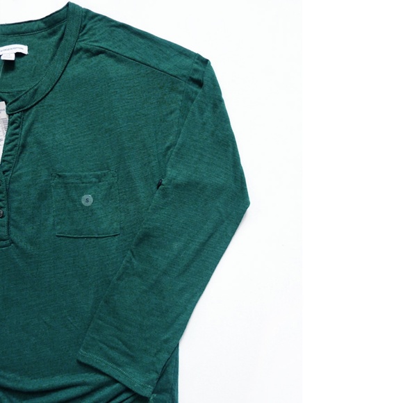 NWT Emerald Tie Front Convertible Sleeve Top/Shirt - Picture 4 of 7